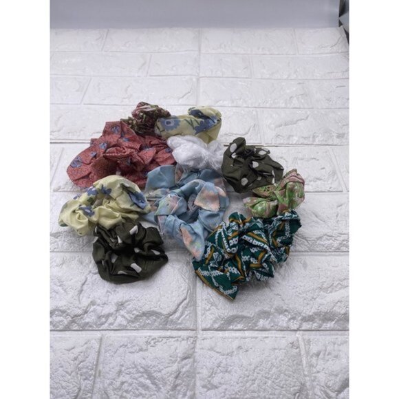 13pcs Hair Scrunchies Velvet Elastics Bobbles Ponytail Holder Hair Bands Scrunch - Picture 7 of 11